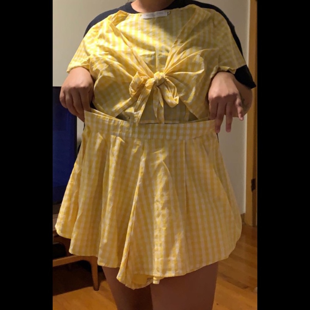 *NWOT* 2 Piece Gingham Set